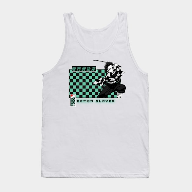 TANJIRO KAMADO character Tank Top by CH - B